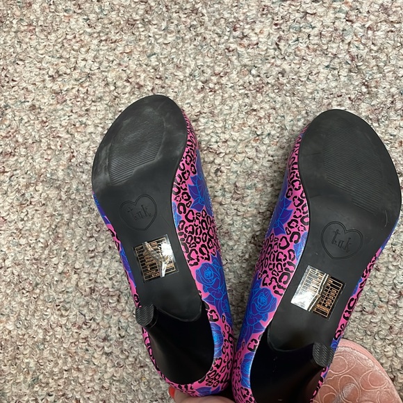 Tuk rose print heels - new - Picture 7 of 8